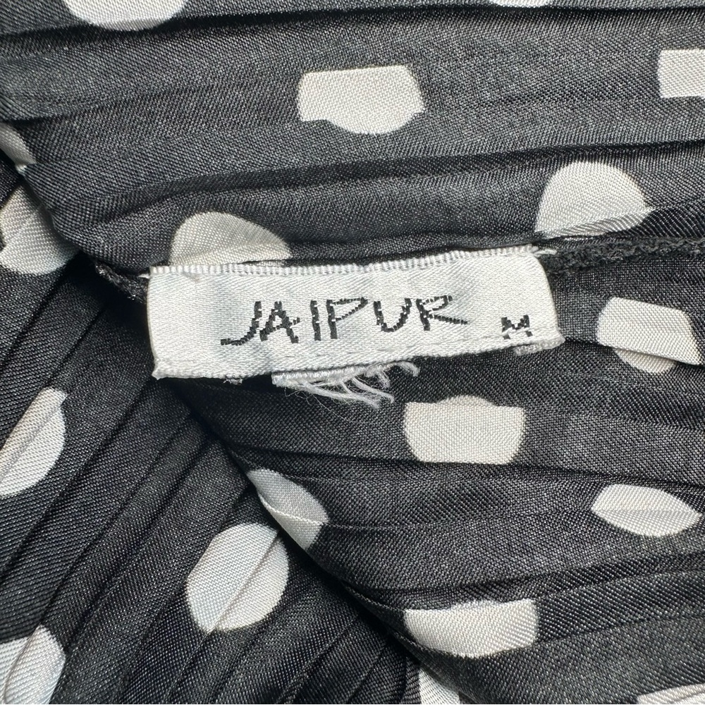 Jaipur Y2K Polka Dot Tank Top. Medium. Black and White. - Picture 5 of 5